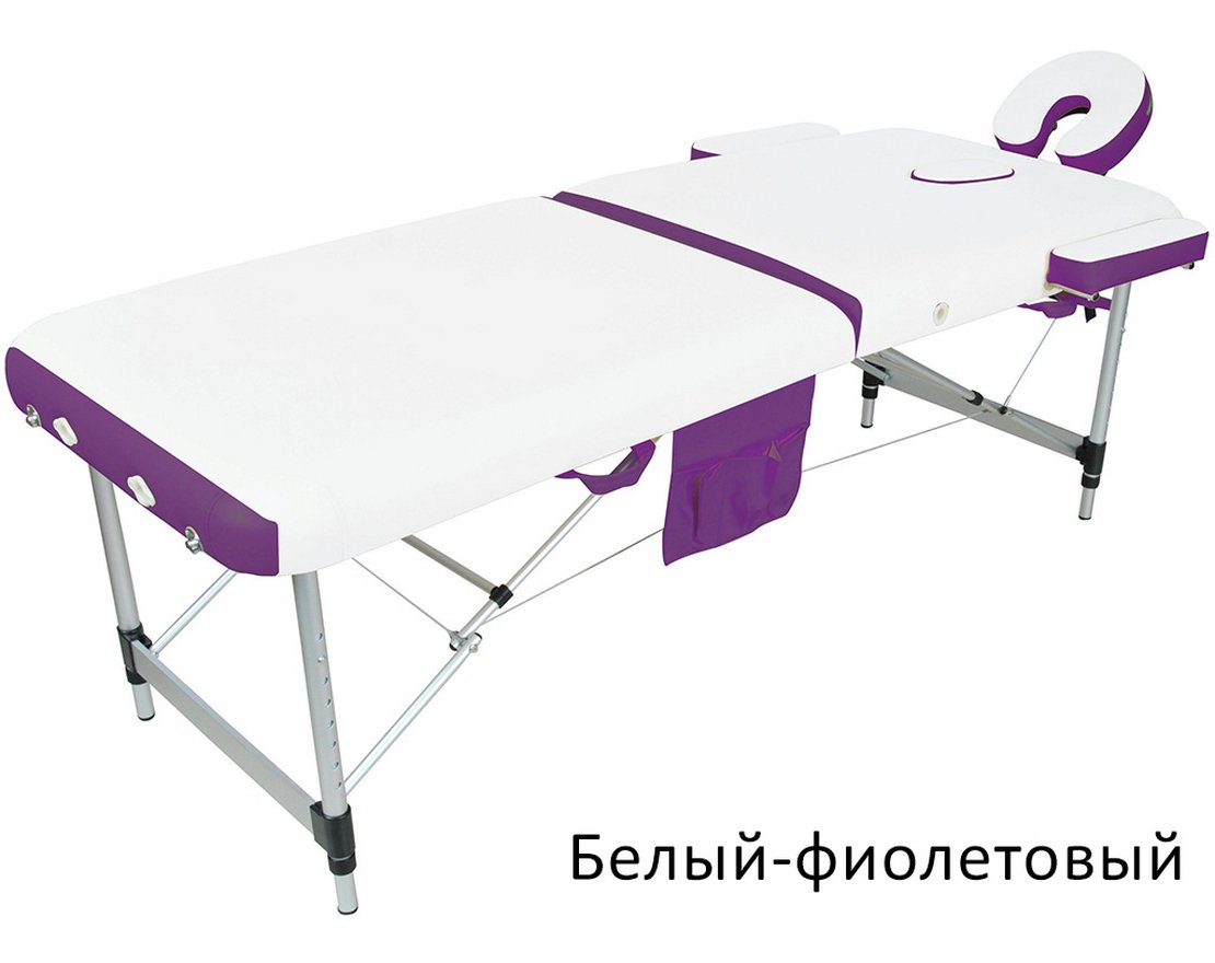 Массажный стол складной алюминиевый JFAL01A 2-х секционный New